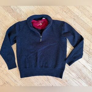 Orvis wool 3/4 zip sweater popover